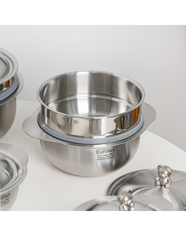 로메이키친 유로룩스 베어쿡 스텐 스티머 찜기 20cm 착용컷