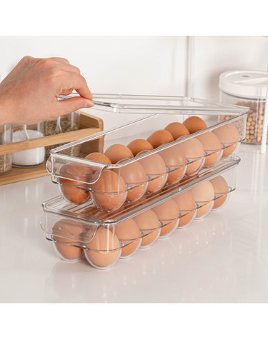 롬에이 아리 계란 보관함 달걀 냉장고 정리 트레이 12구 14구