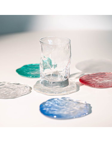 롬에이 로엔 유리 코스터 컵받침 악세사리 캔들 미니 트레이 홈카페 소품