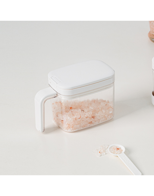 로메이키친 롬에어 리모락 시리즈 핸디 클릭팟 420ml 1P 양념통 밀폐 보관 정리 용기 착용컷