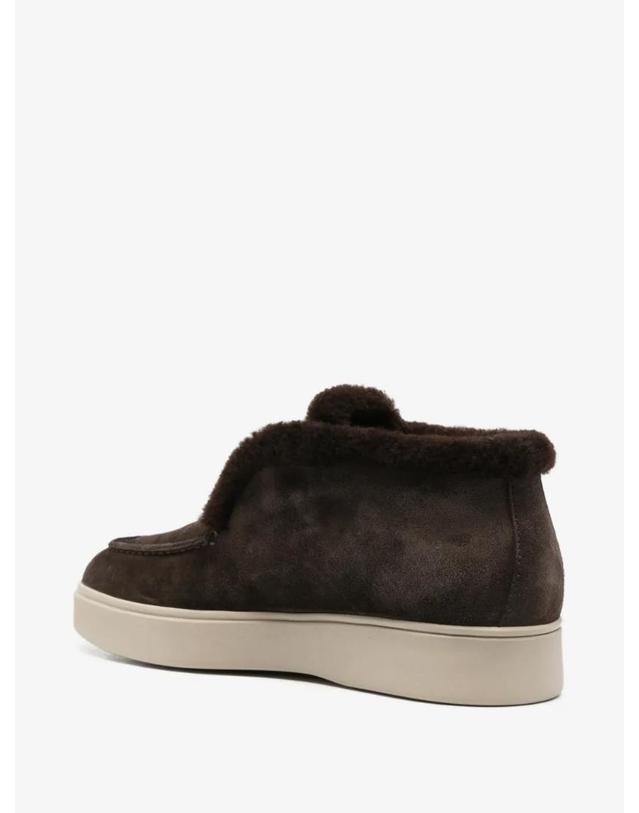 오피치네크리에이티브 [해외직구] 26 FW 오피시네크리에이티브 Frame shearling trim suede ankle boots OCDFRAM112LIC23G110 TP458630252 착용컷