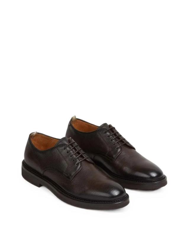 오피치네크리에이티브 [해외직구] 26 FW 오피시네크리에이티브 Hopkins Flexi 208 grainy leather derby shoes OCUHOPF208CER24AERODEER TP457997442 착용컷
