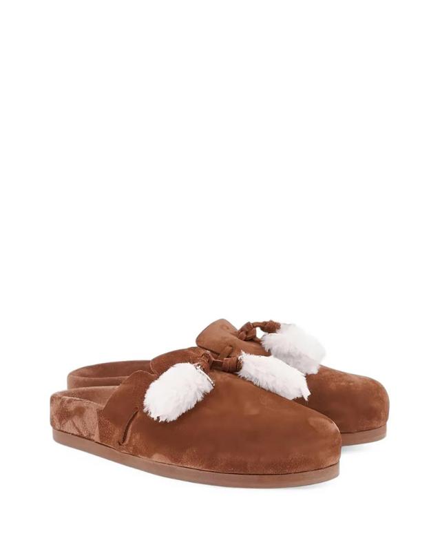 에이션트그릭샌들 [해외직구] 26 FW 앤시언트 그릭 샌들 sheepskin trim suede mules LASI TP460041384 착용컷