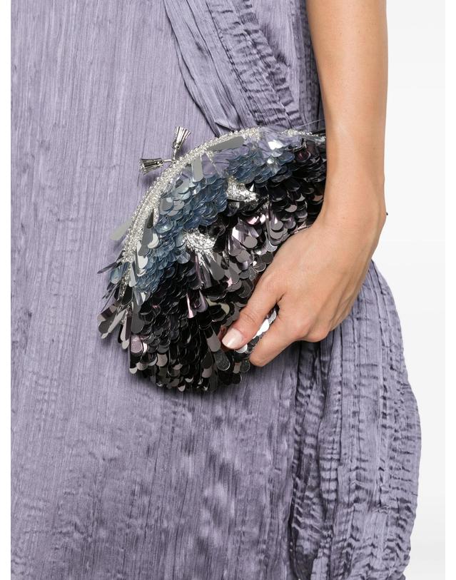 안야 힌드마치 [해외직구] 안야힌드마치 sequin embellished tassel clutch bag 12269052821768 TP725679455 착용컷