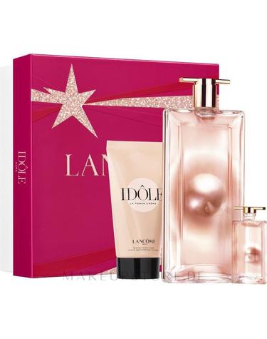[랑콤] 이돌 아우라 오 드 퍼퓸 50ml & 미니퍼퓸 5ml & 바디크림 50ml 세트