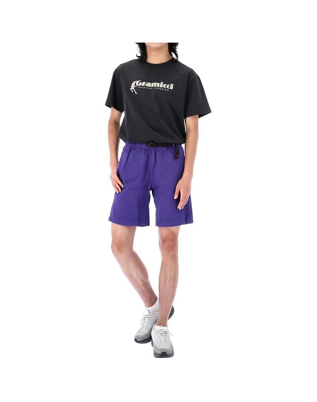 그라미치 그라미치 트윌 G 숏 팬츠 G101OGT PURPLE 착용컷