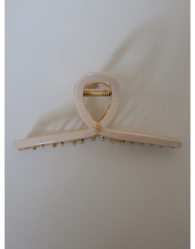 오블라 Twist metal point hair clip_pure butter HC002 착용컷