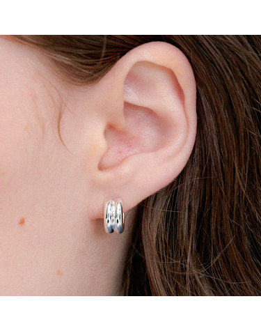 TWO LINE EARRING_2COLOR JE045