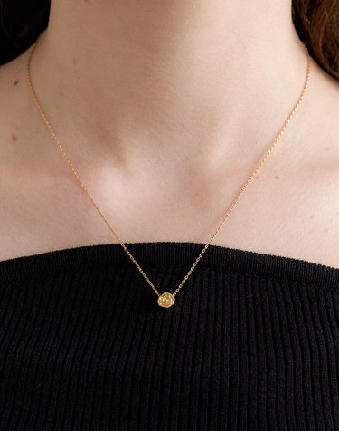 vintage rose necklace_S JN036