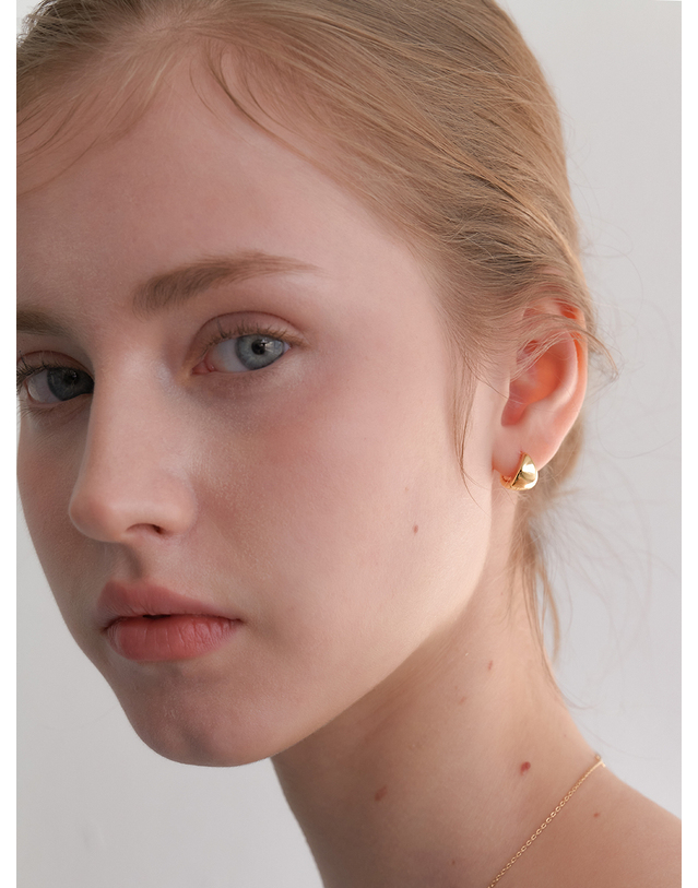 오블라 one touch earring_005 JE005 착용컷