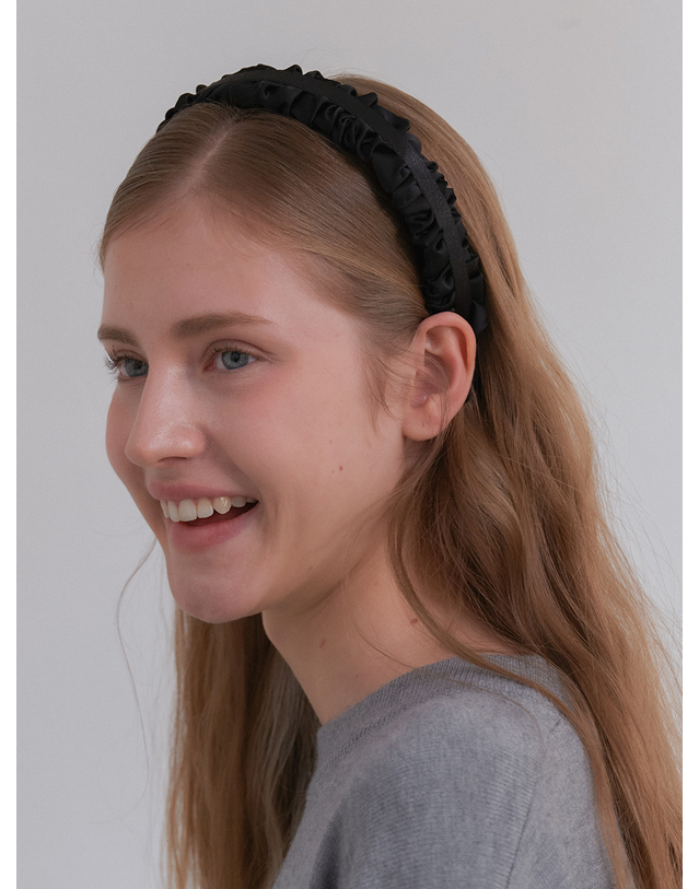 오블라 charming lace hair band HB022 착용컷