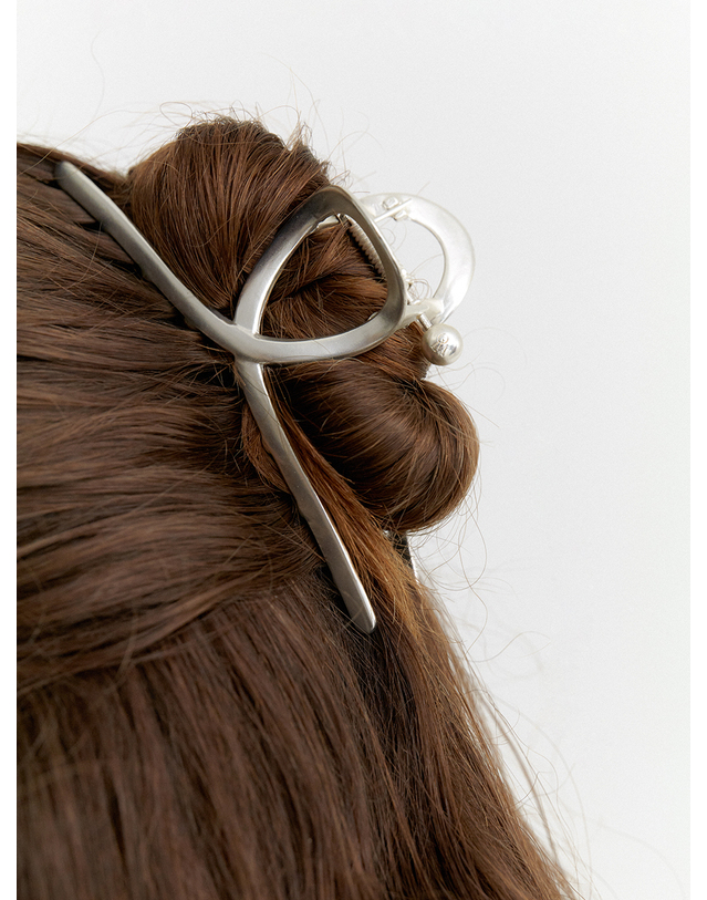 오블라 [SIGNATURE] ETOILE_TWIST MATTE SILVER HC051 착용컷