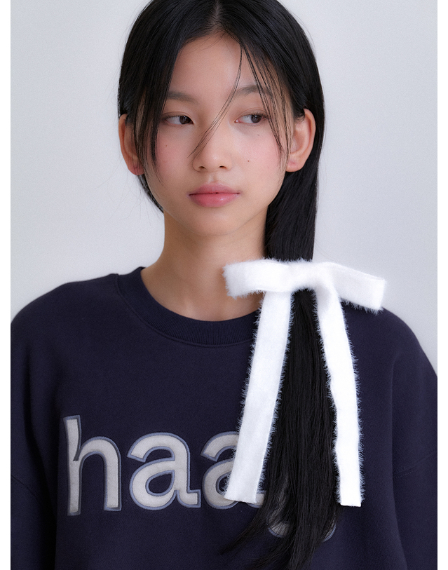 오블라 angora flat hair pin (3color) HP005 착용컷