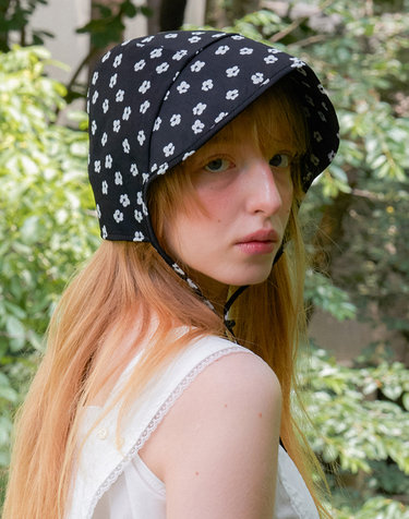 floral trip bonnet_2color HA054