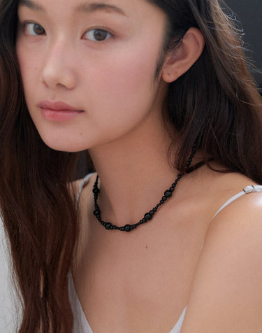 crescendo beads necklace_2color JN040
