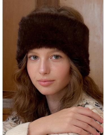 (선물포장) FUR HAIR BAND HB026