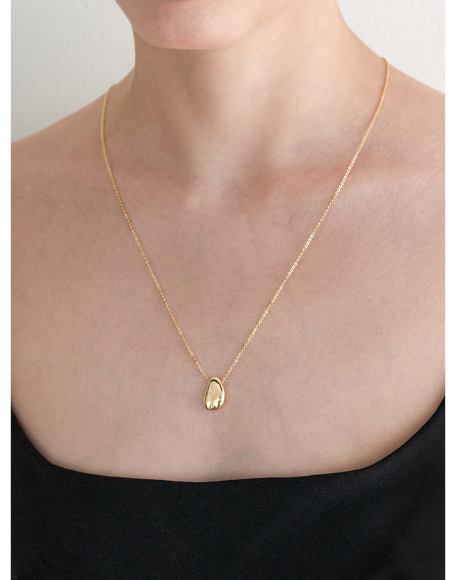 오블라 [ESSENTIAL] Long necklace_001 JN041 착용컷