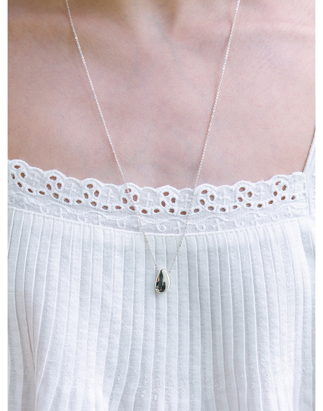 오블라 [ESSENTIAL] Long necklace_001 JN041 착용컷