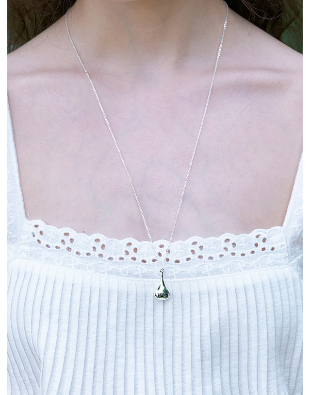 오블라 [ESSENTIAL] Long necklace_003 JN043 착용컷