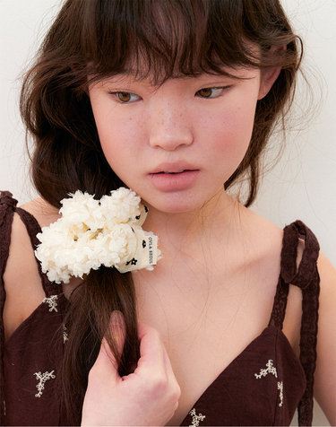 [애타트] wild flower scunchie HS033
