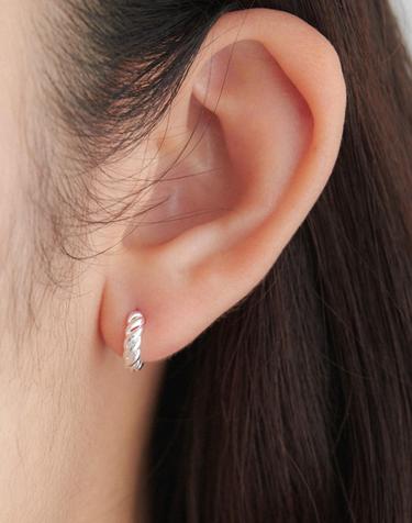 (SILVER 925) thread earring 2color JE085