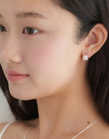 time molding earring_S JE075