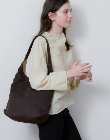 Lento buckle slouchy bag 2color BG007
