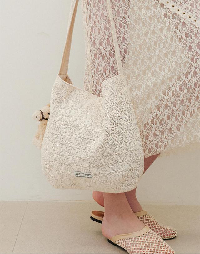 오블라 [애타트] summer velvet bag BG005 착용컷