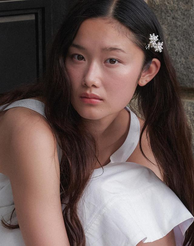 오블라 flower party hair pin HP063 착용컷