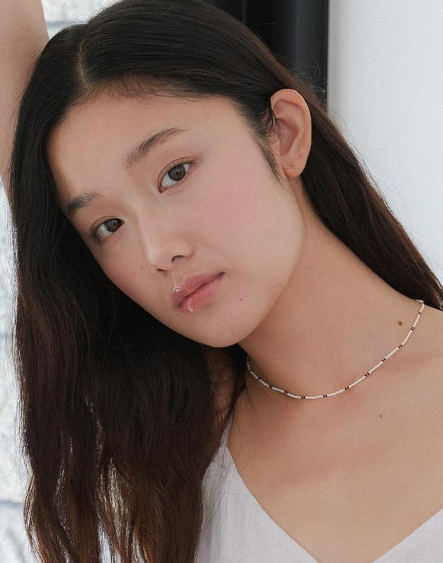 오블라 (SILVER 925) bohemian beads necklace 2color JN058 착용컷