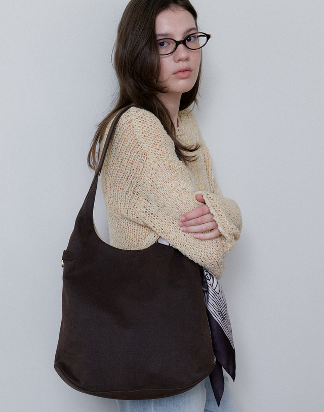 오블라 Lento buckle slouchy bag 2color BG007 착용컷