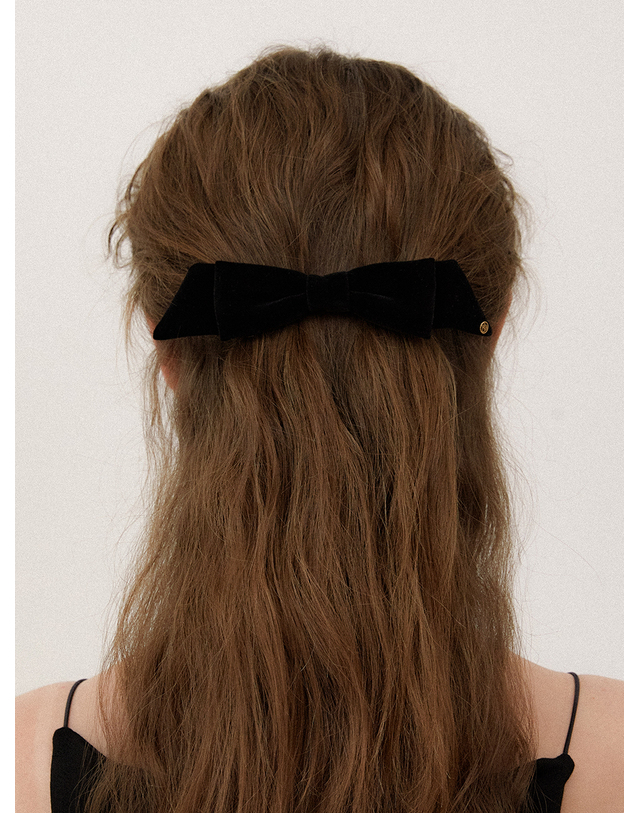 오블라 classique velvet gold edge ribbon pin HP029 착용컷