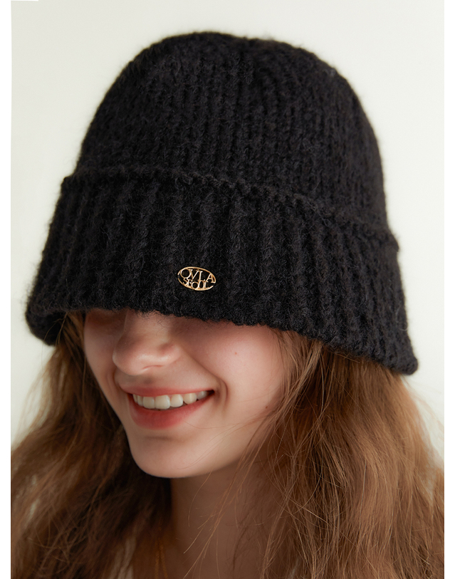 오블라 alpaca wool classic knit hat_2color HA001 착용컷