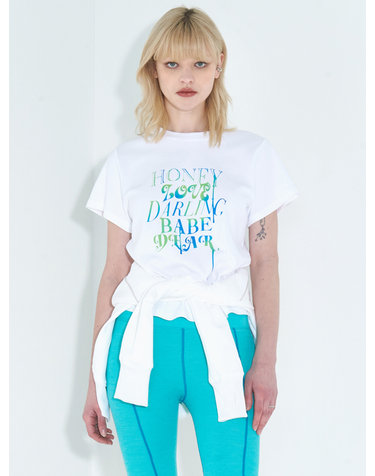 Summer Lovers Dripping T-Shirt _ White