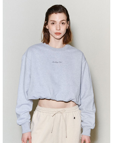ONION CROP SWEATSHIRT-MELANGE 어니언 크롭 맨투맨