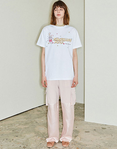 DIANA GLOSSY CARGO PANTS-PINK 다이아나 글로시 카고 팬츠 핑크