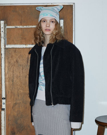 WOOL QUILTING BLOUSON