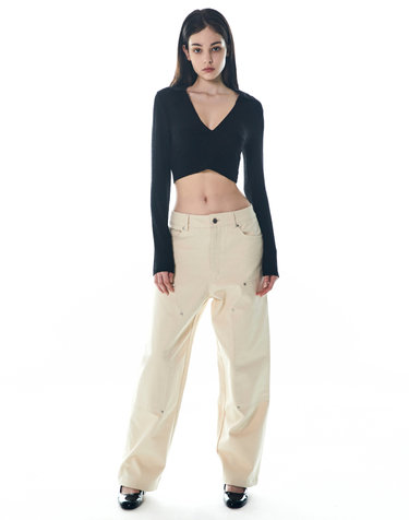 더블 니 카펜더 팬츠 [크림]