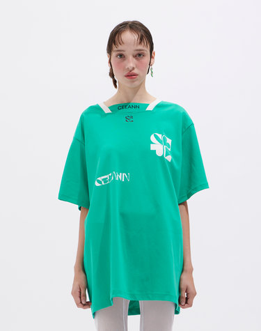풋볼 티셔츠 (그린)
