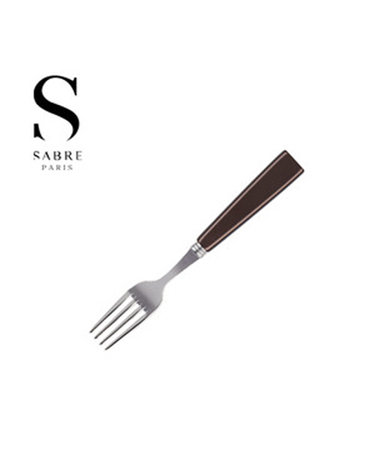 [사브르] 네츄라 케이크 디저트 포크 17cm (브라운)