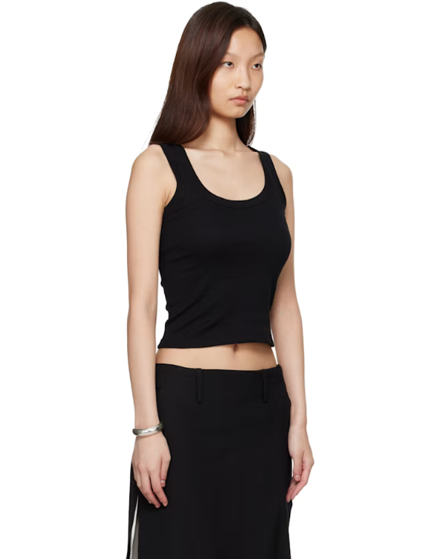 플로레 플로레 [해외직구] FLORE FLORE 블랙 힐리 탱크탑 HIL TA TP874121826 착용컷