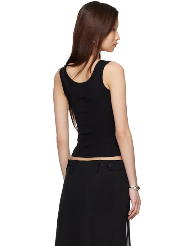 플로레 플로레 [해외직구] 26 FW FLORE FLORE 블랙 힐리 탱크탑 262924F111023 착용컷