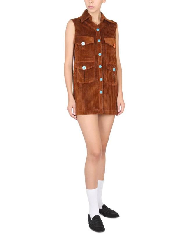 코르미오 [해외직구] 22FW 코르미오 코듀로이 드레스 FIZABROWN TP572863595 착용컷
