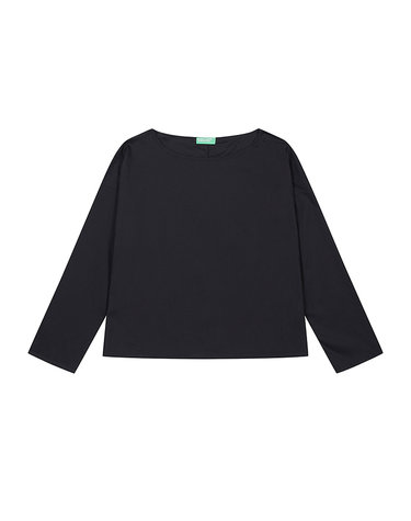 Boat neck blouse_52M9DQ0B7100