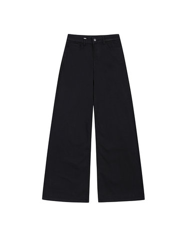 Basic semi bootscut trousers_4WDDDE029100
