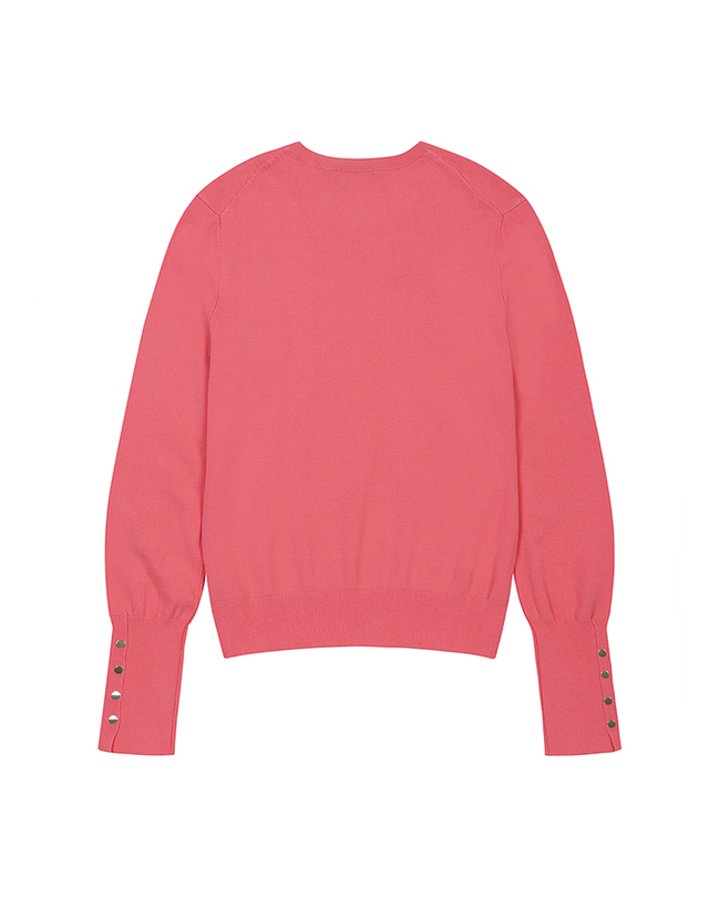 베네통글로벌 Basic slim fit sweater_104HD10CB0U0 착용컷