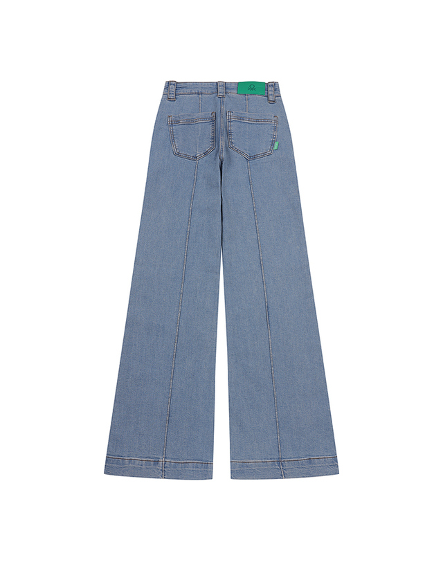 베네통글로벌 Center line boots cut trousers_4W8CDE02F903 착용컷