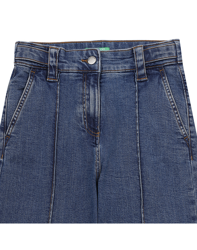 베네통글로벌 Center line boots cut trousers_4W8CDE02F902 착용컷