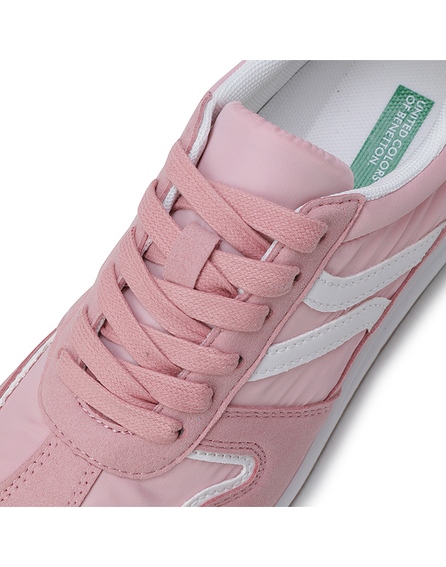 베네통글로벌 Woven mix sneakers_87N9DD03L09J 착용컷
