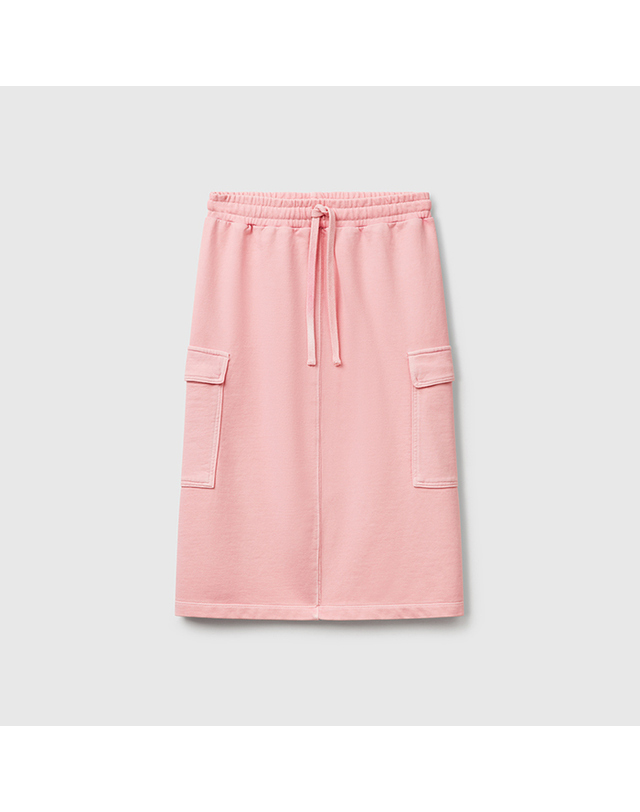 베네통글로벌 Cargo banding skirt_39BLD000E9E0 착용컷